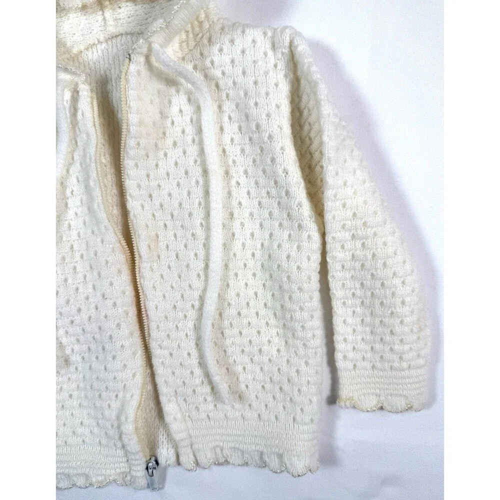 VINTAGE SEARS Unisex Winnie The Pooh‎ Knit Hooded Sweater Newborn